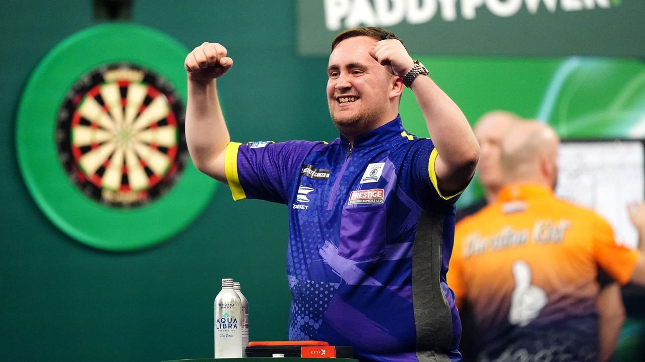 Luke Littler hits PDC World Championship record set average of 148