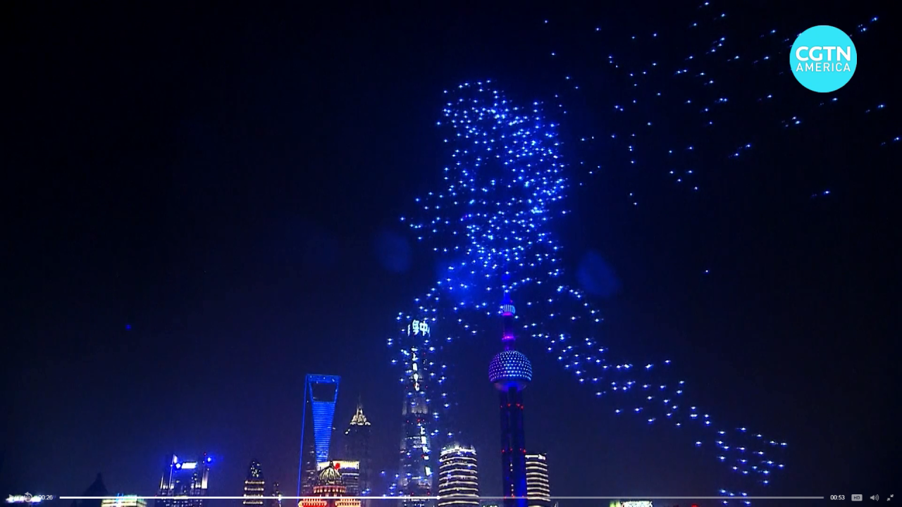 Shanghai drones